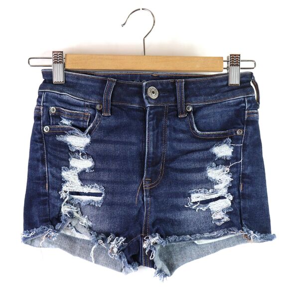 American Eagle Hi Rise Shorte size 0 - Picture 1 of 5